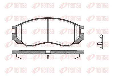 Brake Pad Set, disc brake REMSA 0583.00