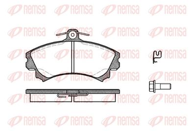 Brake Pad Set, disc brake REMSA 0590.21
