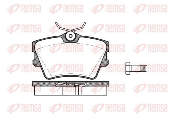 REMSA 0591.00 Brake Pad Set, disc brake