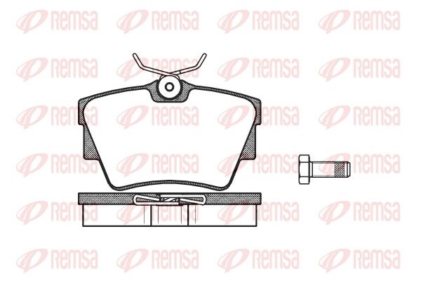 REMSA 0591.30 Brake Pad Set, disc brake