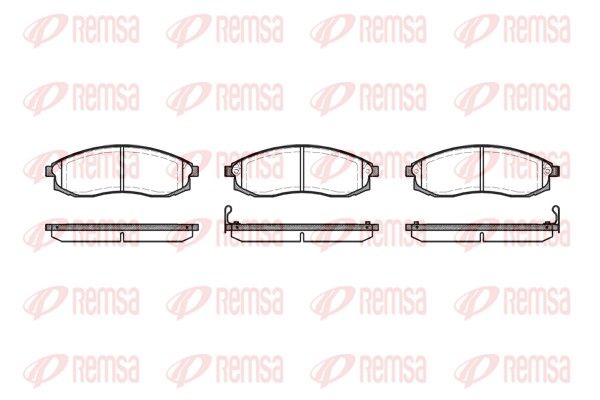 REMSA 0598.02 Brake Pad Set, disc brake