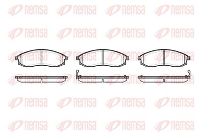 Brake Pad Set, disc brake REMSA 0598.02