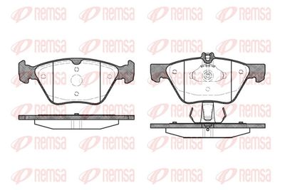 Brake Pad Set, disc brake REMSA 0601.30