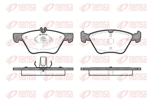 REMSA 0601.00 Brake Pad Set, disc brake
