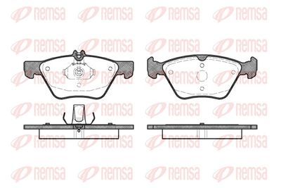 Brake Pad Set, disc brake REMSA 0601.00