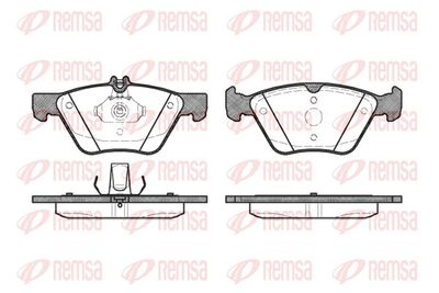 Brake Pad Set, disc brake REMSA 0601.20
