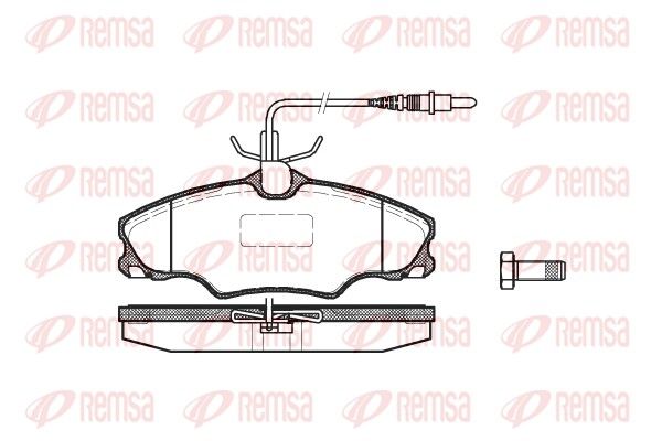 REMSA 0603.04 Brake Pad Set, disc brake