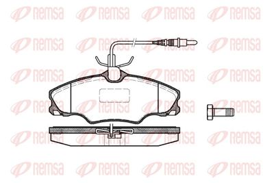 Brake Pad Set, disc brake REMSA 0603.04