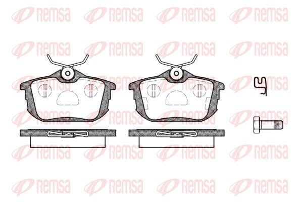 REMSA 0605.12 Brake Pad Set, disc brake