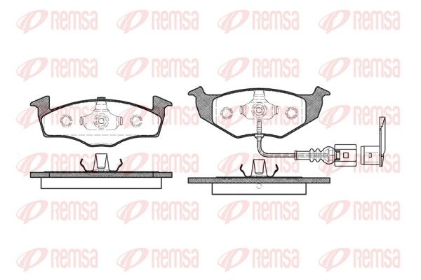 REMSA 0609.11 Brake Pad Set, disc brake