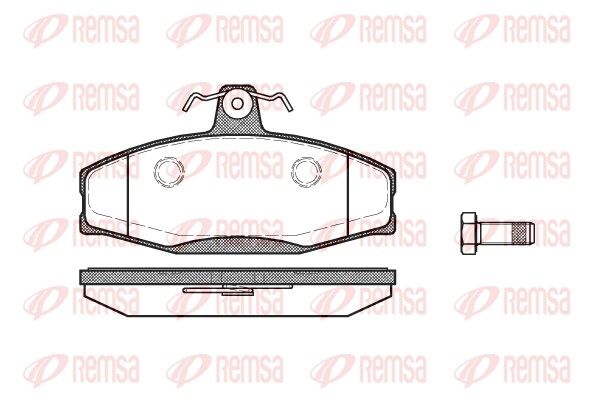 REMSA 0620.20 Brake Pad Set, disc brake