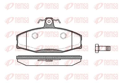 Brake Pad Set, disc brake REMSA 0620.20