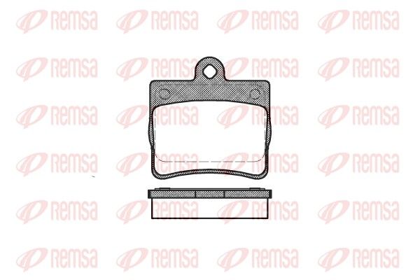 REMSA 0630.00 Brake Pad Set, disc brake