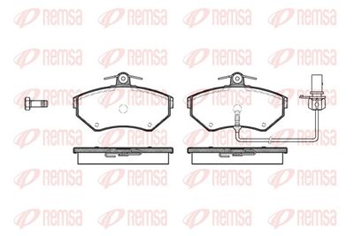 Brake Pad Set, disc brake REMSA 0631.12