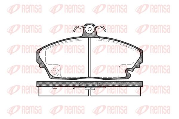 REMSA 0635.00 Brake Pad Set, disc brake