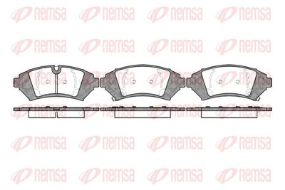 Brake Pad Set, disc brake REMSA 0641.12