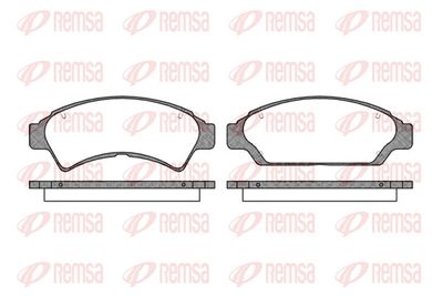 Brake Pad Set, disc brake REMSA 0642.00