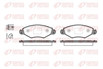 Brake Pad Set, disc brake REMSA 0643.20
