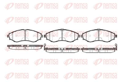 Brake Pad Set, disc brake REMSA 0645.32
