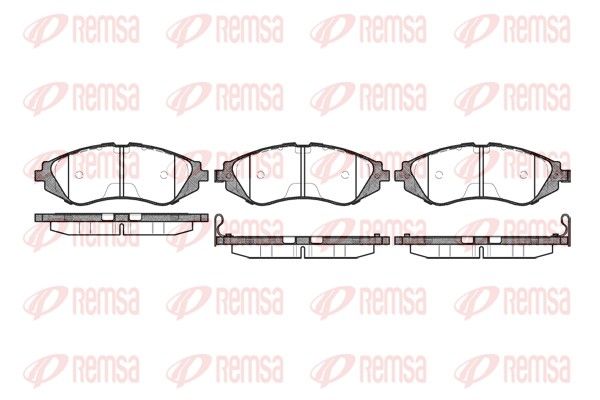 REMSA 0645.02 Brake Pad Set, disc brake