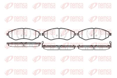 Brake Pad Set, disc brake REMSA 0645.22