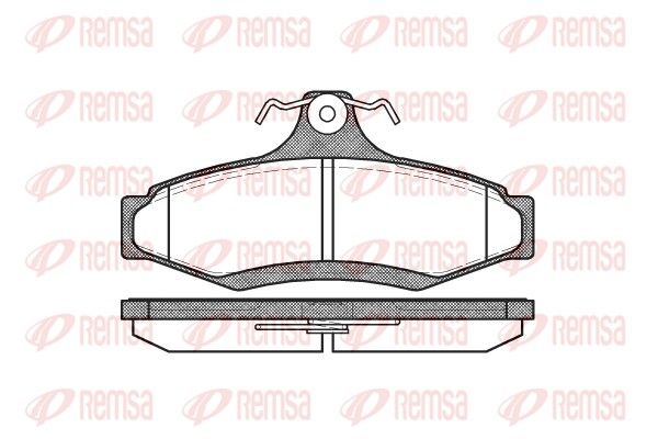 REMSA 0646.10 Brake Pad Set, disc brake