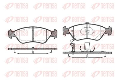 Brake Pad Set, disc brake REMSA 0648.02