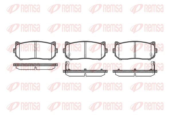 REMSA 0649.02 Brake Pad Set, disc brake