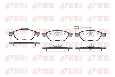 Brake Pad Set, disc brake REMSA 0660.11