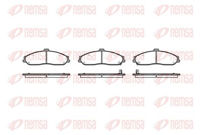 Brake Pad Set, disc brake REMSA 0667.02