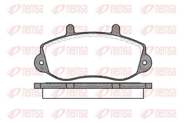 REMSA 0677.00 Brake Pad Set, disc brake