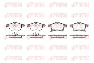 Brake Pad Set, disc brake REMSA 0683.02