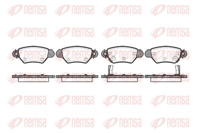 Brake Pad Set, disc brake REMSA 0685.02