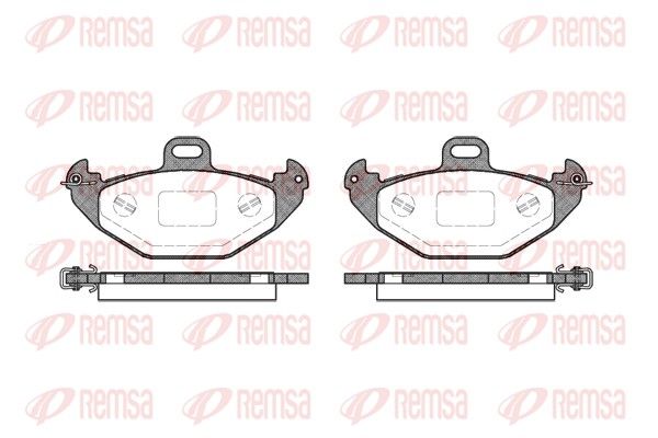 REMSA 0686.00 Brake Pad Set, disc brake