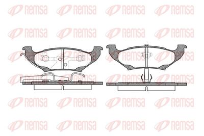 Brake Pad Set, disc brake REMSA 0690.10