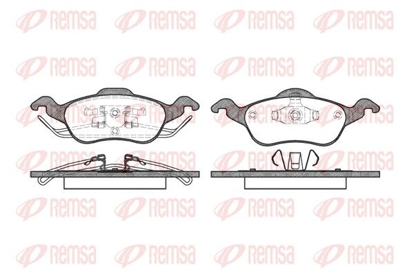 REMSA 0691.00 Brake Pad Set, disc brake