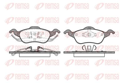 Brake Pad Set, disc brake REMSA 0691.00