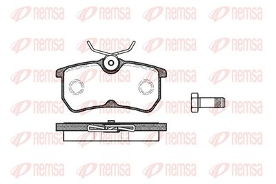 Brake Pad Set, disc brake REMSA 0693.00