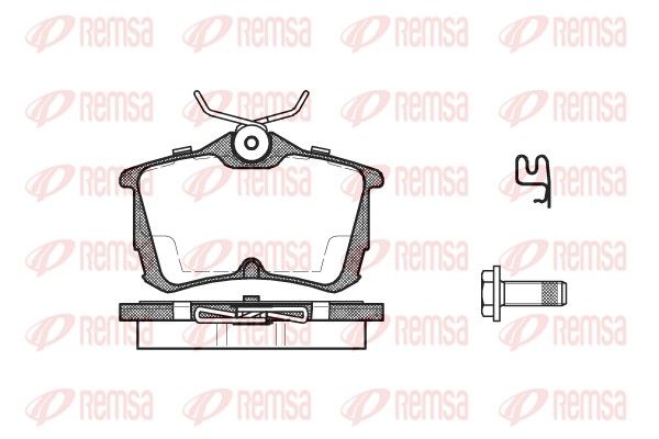 REMSA 0695.02 Brake Pad Set, disc brake