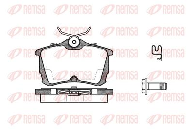 Brake Pad Set, disc brake REMSA 0695.02