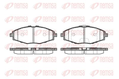 Brake Pad Set, disc brake REMSA 0696.00