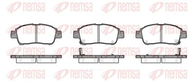 Brake Pad Set, disc brake REMSA 0712.02