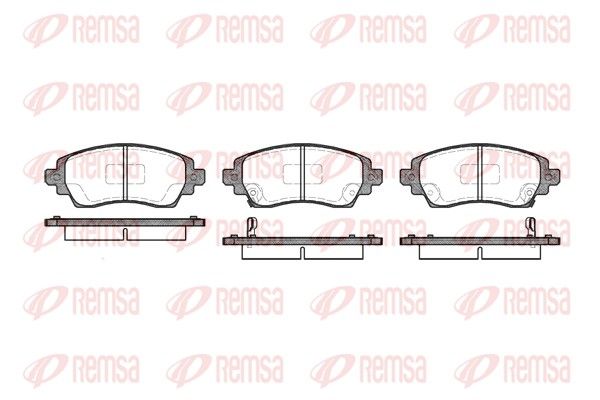 REMSA 0716.02 Brake Pad Set, disc brake