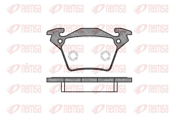 REMSA 0717.00 Brake Pad Set, disc brake