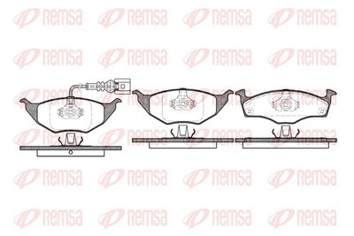 Brake Pad Set, disc brake REMSA 0718.11