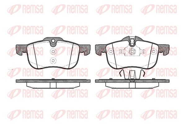 REMSA 0719.00 Brake Pad Set, disc brake