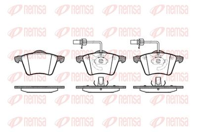 Brake Pad Set, disc brake REMSA 0721.02