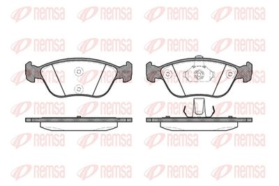 Brake Pad Set, disc brake REMSA 0722.00