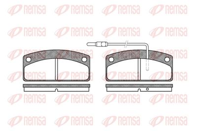 Brake Pad Set, disc brake REMSA 0725.02