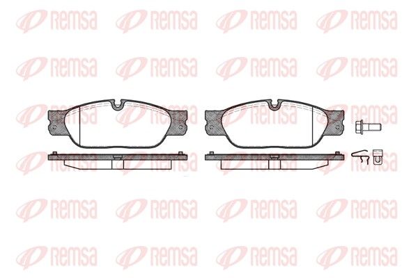 REMSA 0731.20 Brake Pad Set, disc brake